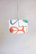 LAMPSHADES Face To Face Extra Large Drum Lampshade (Multi-Colored)