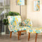 Fibo Accent Chair in Keora Honey Bloom Fabric