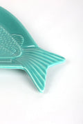 SERVING PLATTERS Fin And Tail Ceramic Shaped Platter