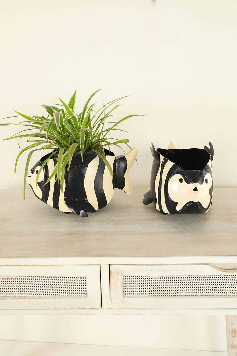 Fish Metal Planter