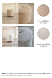 OTTOMANS Flower Pouffe