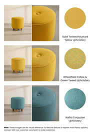 OTTOMANS Flower Pouffe