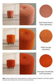 OTTOMANS Flower Pouffe