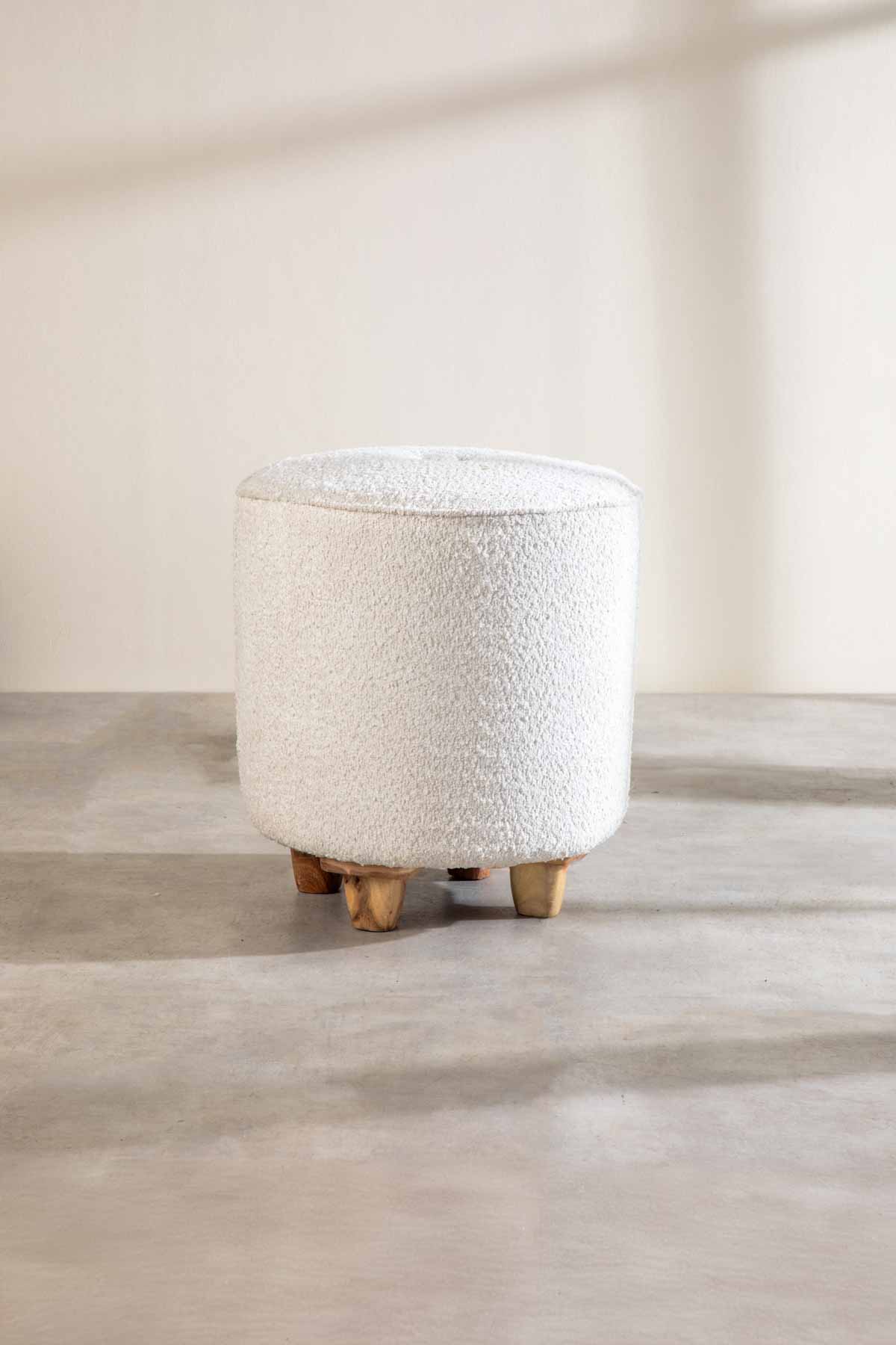 Boucle Off White Fabric