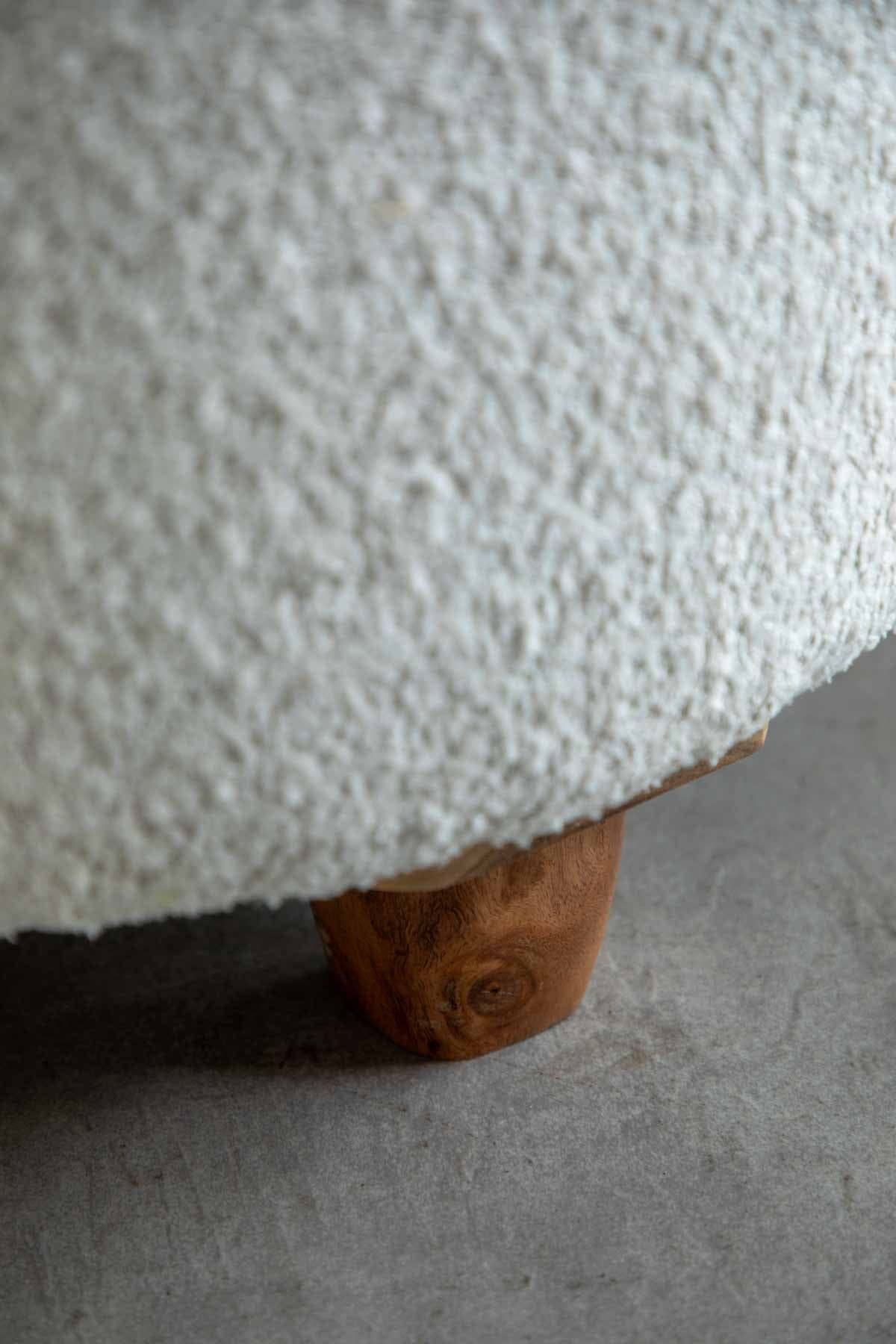 Boucle Off White Fabric