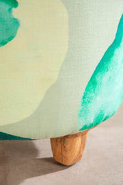 OTTOMANS Flower Pouffe