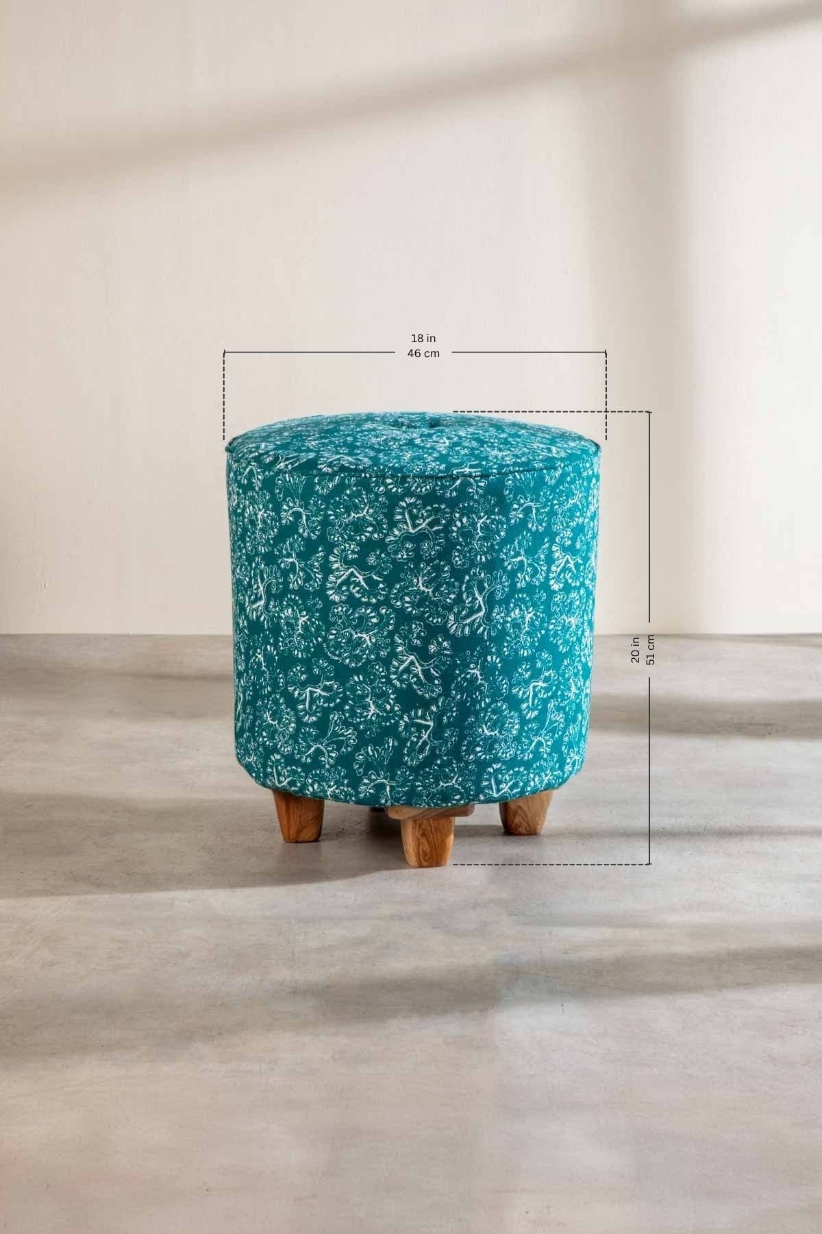 Juba Teal Fabric