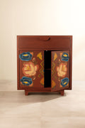CABINETS Flower Of Life Hand Carved Cabinet