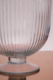 FLOWER VASES Fluted Glass Vase