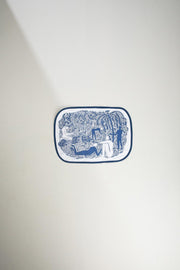 TABLE MATS Fragrant Field  Indigo Table Mat