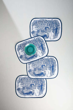 Fragrant Field Indigo Table Mat (Set Of 4)