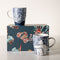 Fragrant Fields Indigo Coffee Mug (Set Of 2)