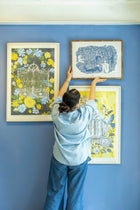 Fragrant Fields Wall Art (Indigo)