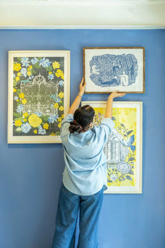 Fragrant Fields Wall Art (Indigo)