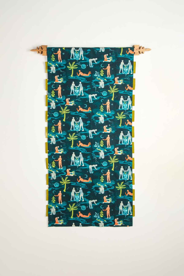 Fragrant Journey Fabric Wall Panel