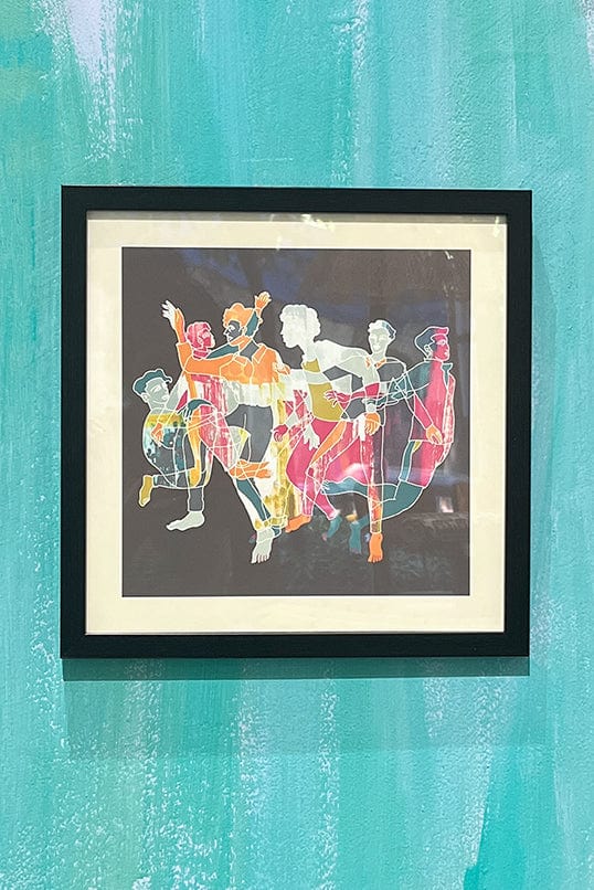 WALL ACCENTS Free Falling Wall Art (Charcoal)