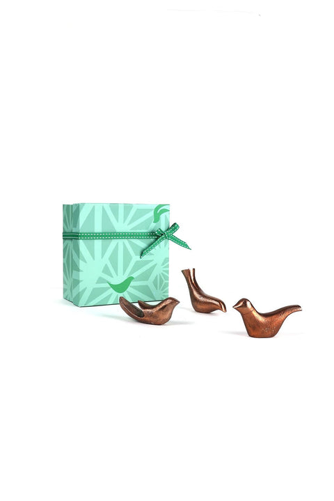 FIGURINES Freedom Birdies Metal Figurine (Set Of 3)