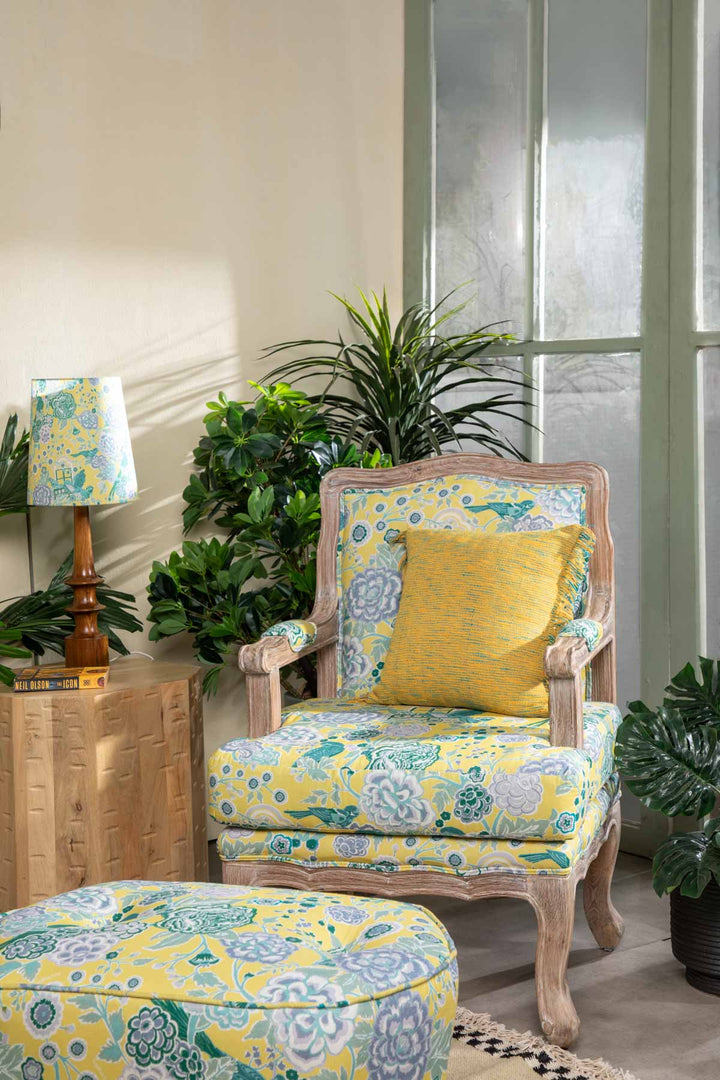 ARMCHAIRS & ACCENTS French Bergere Teak Wood Armchair