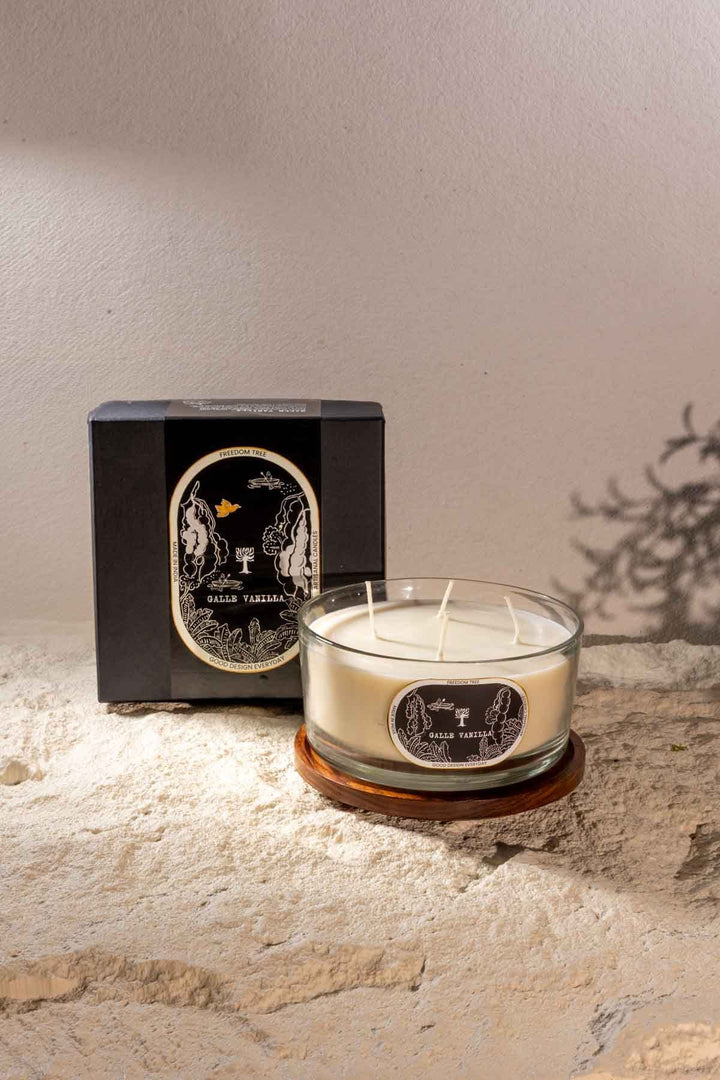 SCENTED CANDLES Galle Vanilla 4 Wick Scented Candle (750 ML)