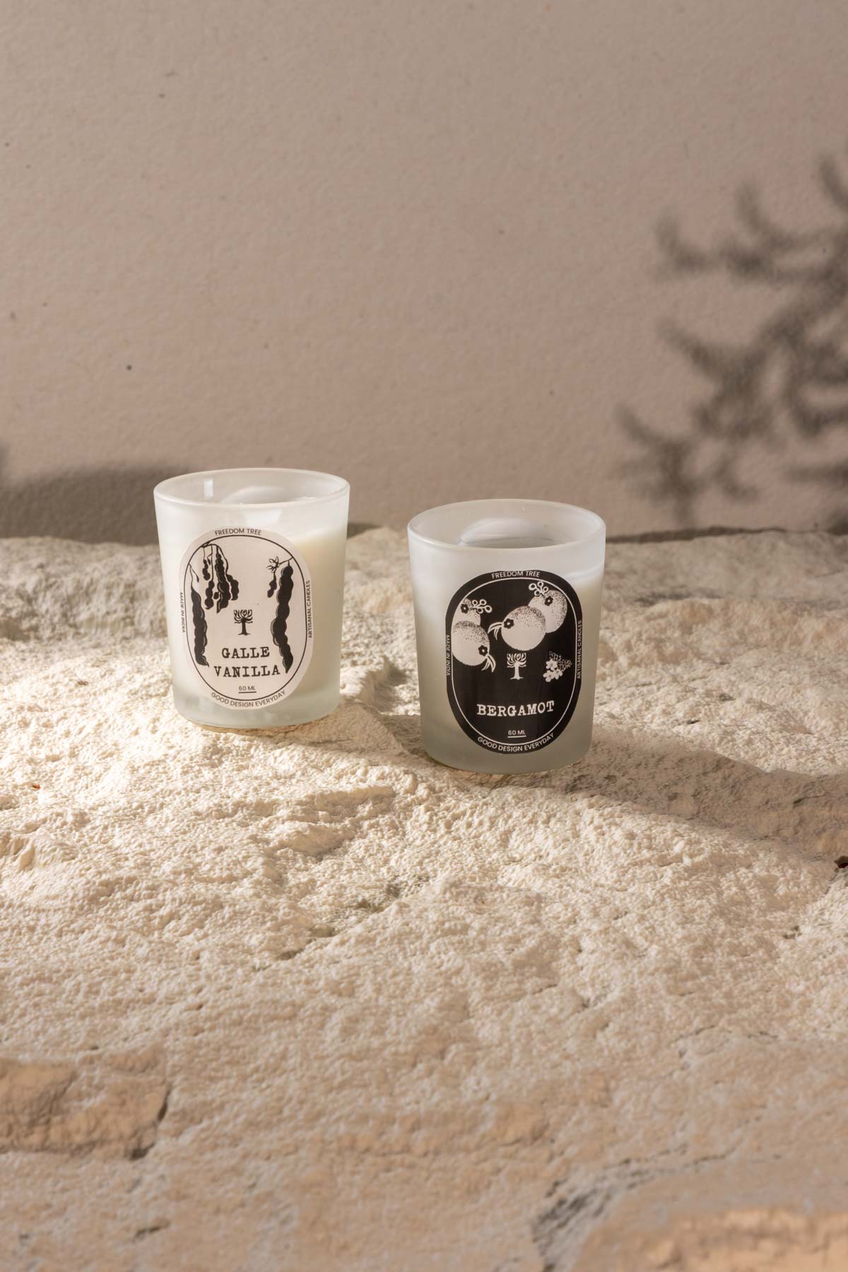 SCENTED CANDLES Galle Vanilla & Madurai Mogra Scented Candle (60 ML)