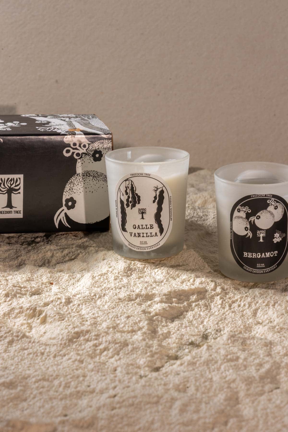 SCENTED CANDLES Galle Vanilla & Madurai Mogra Scented Candle (60 ML)