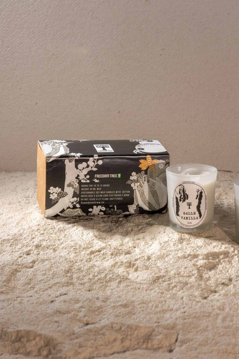 SCENTED CANDLES Galle Vanilla & Madurai Mogra Scented Candle (60 ML)