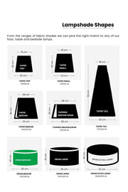 LAMPSHADES Gallica Medium Drum Lampshade (Fabric)