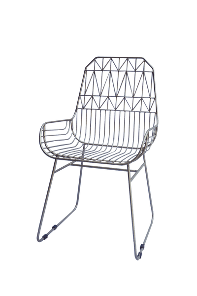 ARMCHAIR Gami Accent Chair (Metallic)