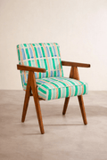 PRINT & PATTERN UPHOLSTERY FABRICS Geo Block Celadon Green Printed Upholstery Fabric