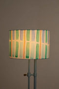 LAMPSHADES Geo Block Medium Drum Lampshade (Celadon Green)