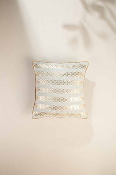 Geo Lunar Gold Cushion Cover (46 Cm X 46 Cm)