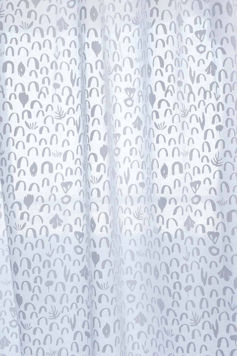 CURTAINS Gilli White Sheer Curtain (Cotton Voile)