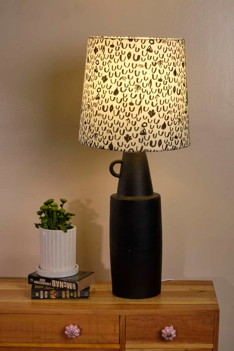 LAMPSHADES Gilli Medium Taper Lampshade (Charcoal)