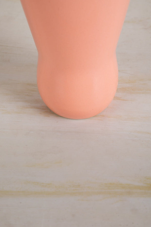 FLOWER VASES Pink Glass Ceramic Vase