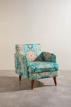 Rorschach Blue Fabric