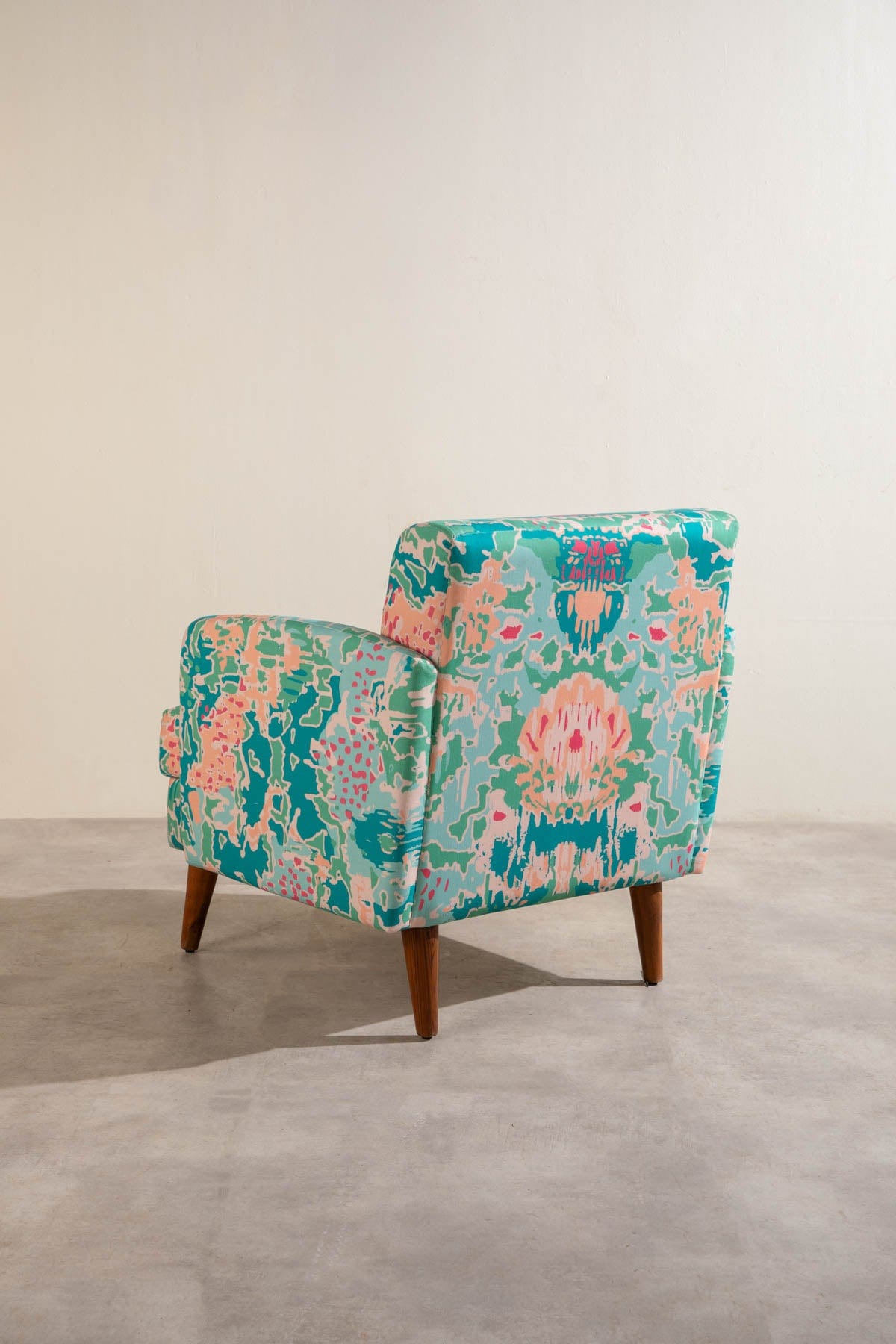 Rorschach Blue Fabric