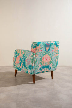 Rorschach Blue Fabric