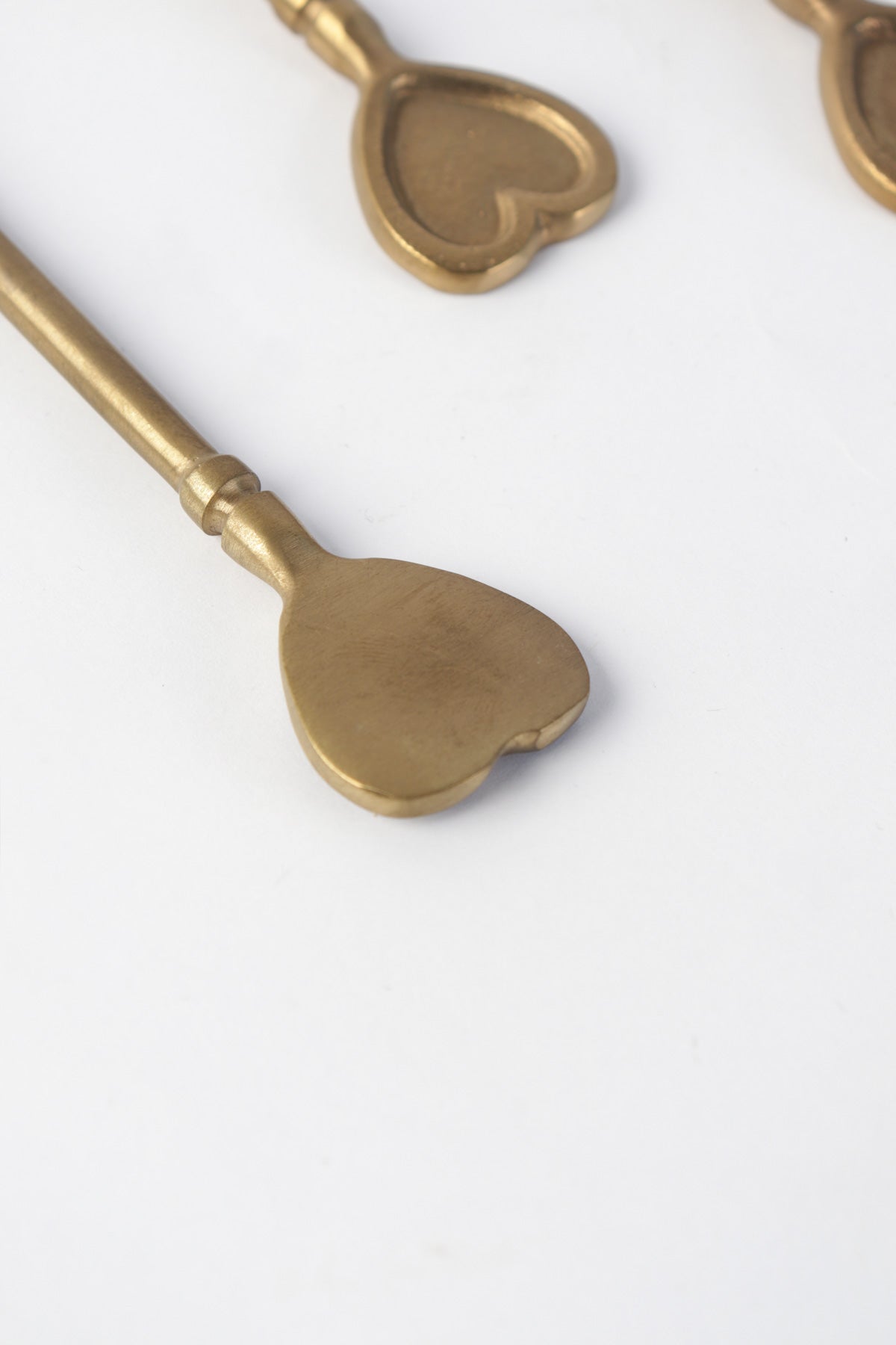 PERSONAL CUTLERY SET Golden Heart Dessert Spoon Set