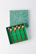 PERSONAL CUTLERY SET Golden Heart Dessert Spoon Set