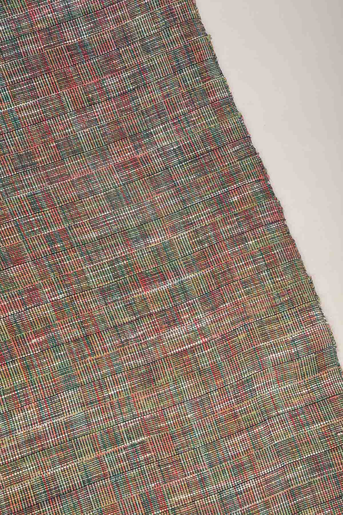 SOLID & TEXTURED UPHOLSTERY FABRICS Grassland Tweed  Olive Green Upholstery Fabric