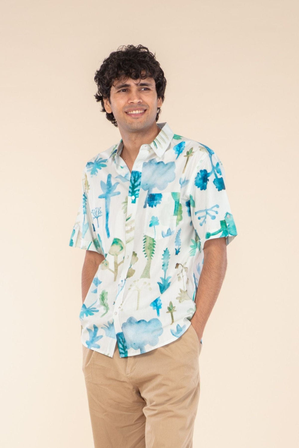 SHIRTS Greenhouse Printed Shirt (Rare Forest Green)