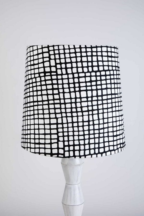 Grille Fabric Medium Taper Lampshade