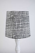 LAMPSHADES Grille Fabric Medium Taper Lampshade