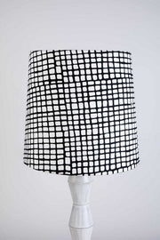 LAMPSHADES Grille Fabric Medium Taper Lampshade