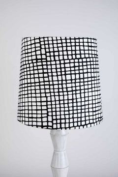 Grille Fabric Medium Taper Lampshade
