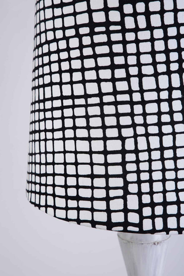 LAMPSHADES Grille Fabric Medium Taper Lampshade