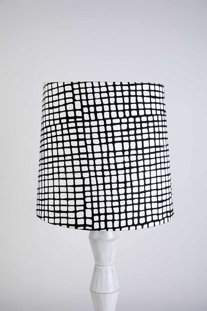 LAMPSHADES Grille Fabric Medium Taper Lampshade
