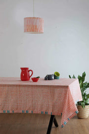 TABLE CLOTHS Grille Soft Pink Table Cloth