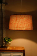 LAMPSHADES Grille Large Drum Lampshade (Soft Pink)