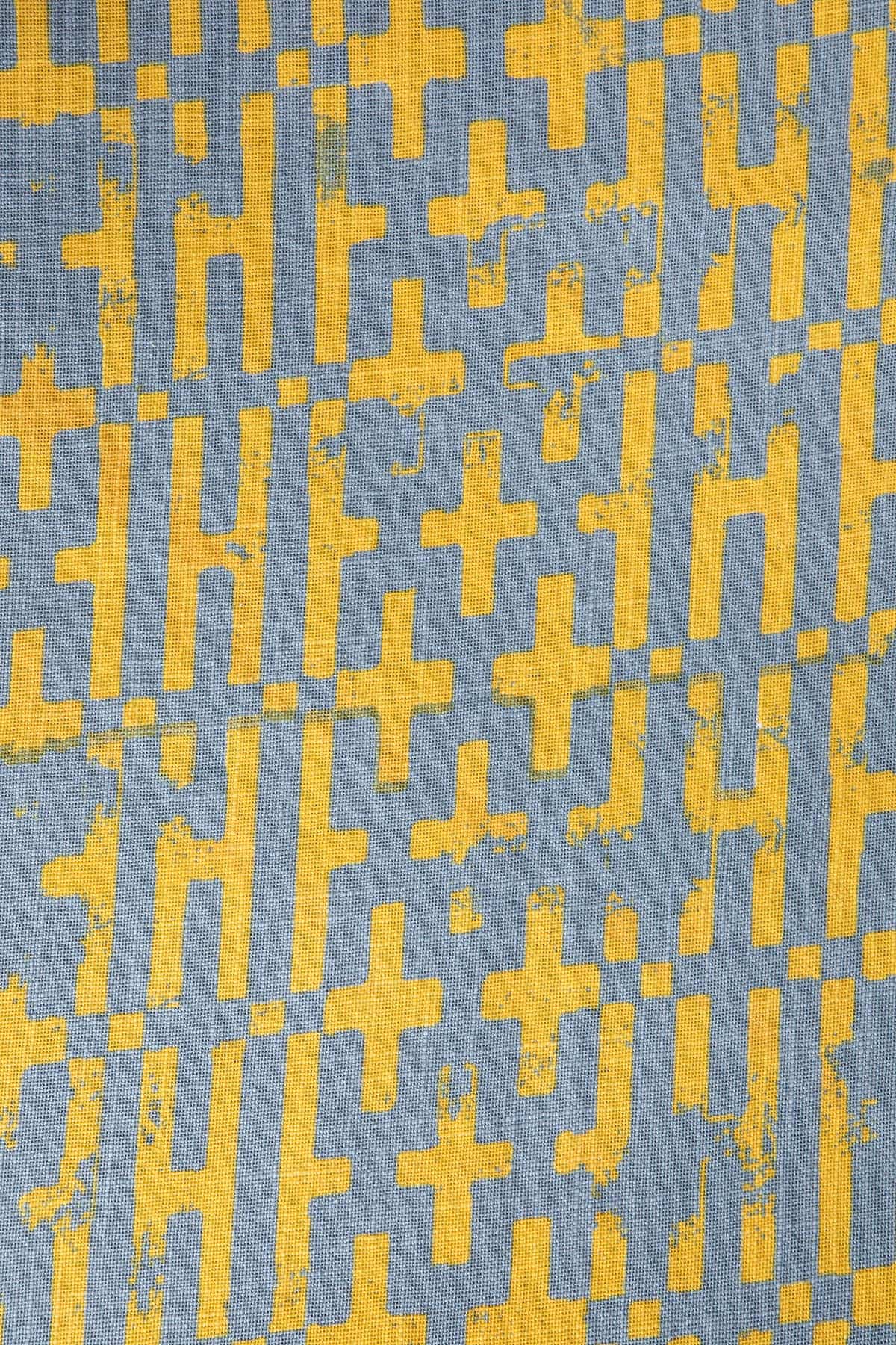 CURTAINS Gyamati Amber Yellow Cotton Drapes And Blinds